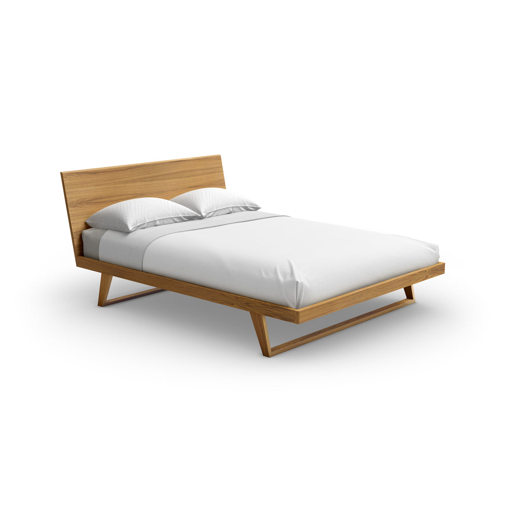 Malta Bed with Wood Headboard