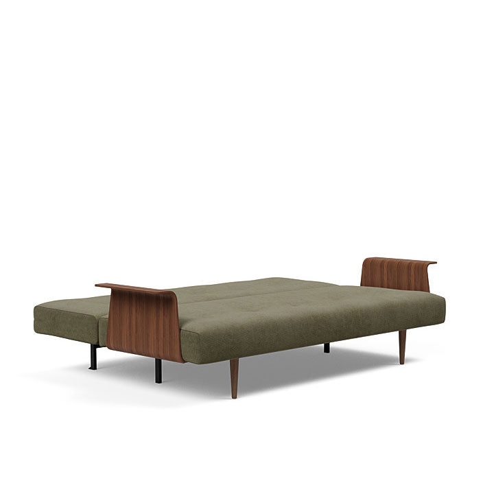 Recast Plus Sofa W/ Walnut Arms (Full)