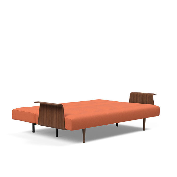 Recast Plus Sofa W/ Walnut Arms (Full)