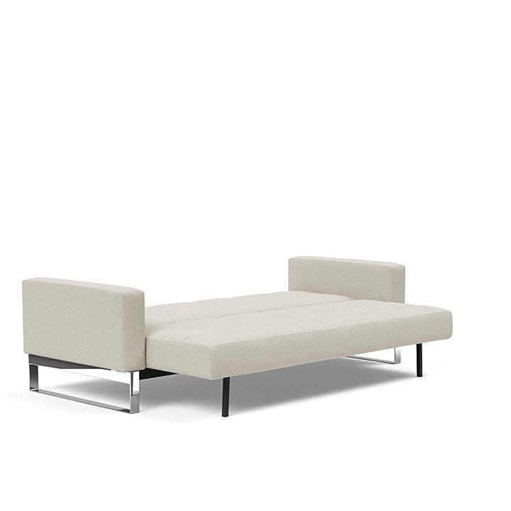 Cassius Quilt Sofa Chrome (Full)