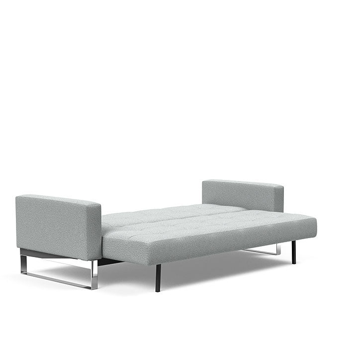 Cassius Quilt Sofa Chrome (Full)