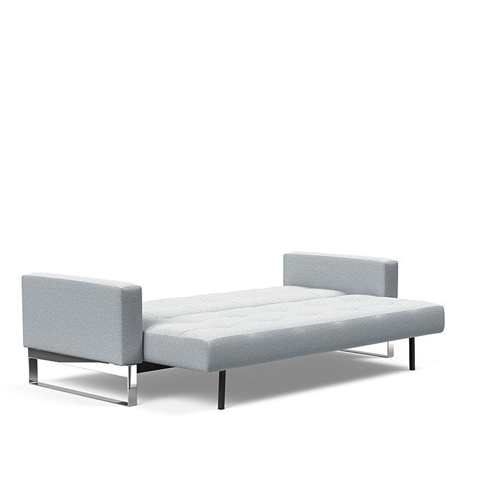 Cassius Quilt Sofa Chrome (Full)