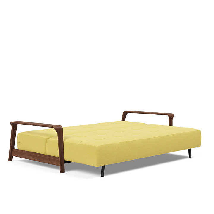 Ran D.E.L Sofa Walnut Arms (Queen)