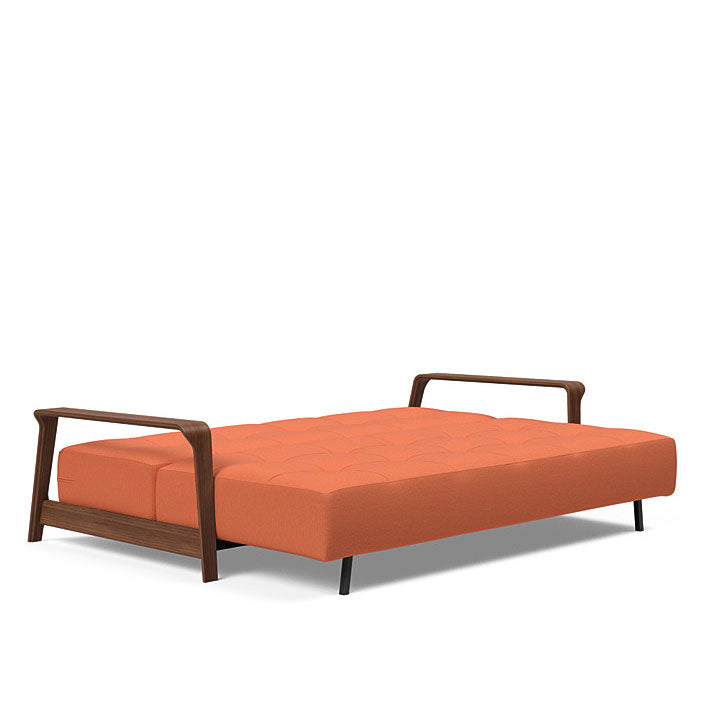 Ran D.E.L Sofa Walnut Arms (Queen)