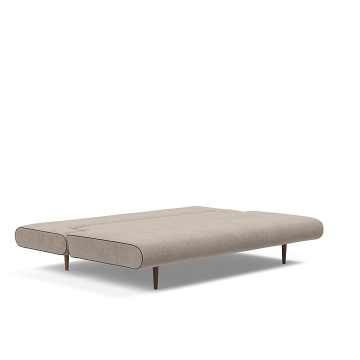 Unfurl Lounger Sofa W/ Cushions Dark Wood (Full)