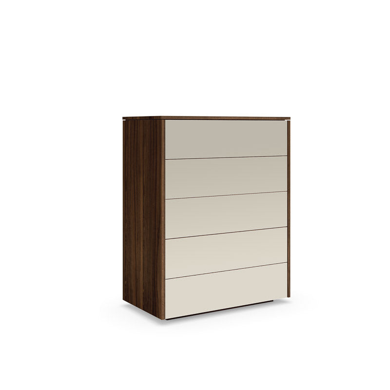 MYA HIGH CHEST WITH GLASS DRAWER FRONTS