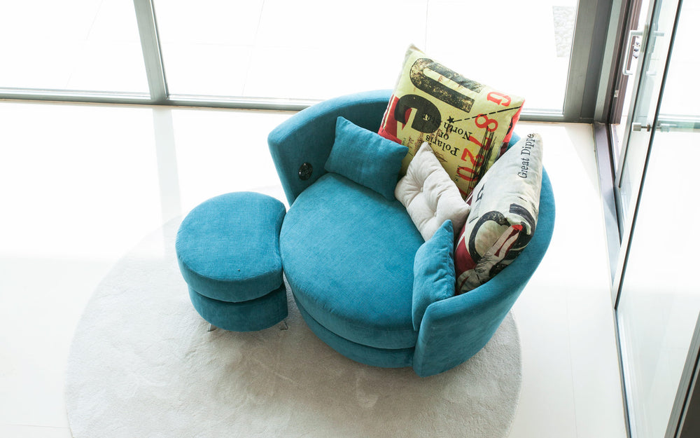 Mynest Armchair with Footstool