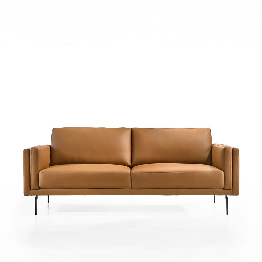 Whiskey Leather Sofa (Floor Special)
