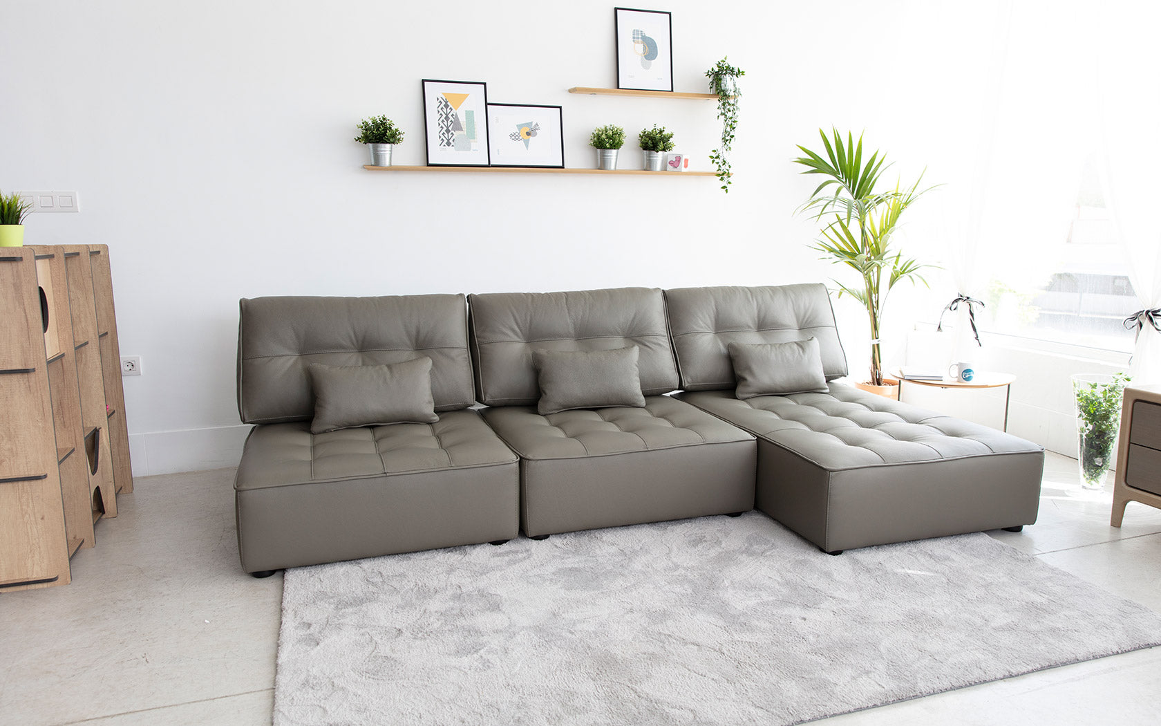 Arianne Leather Sofa Sectional