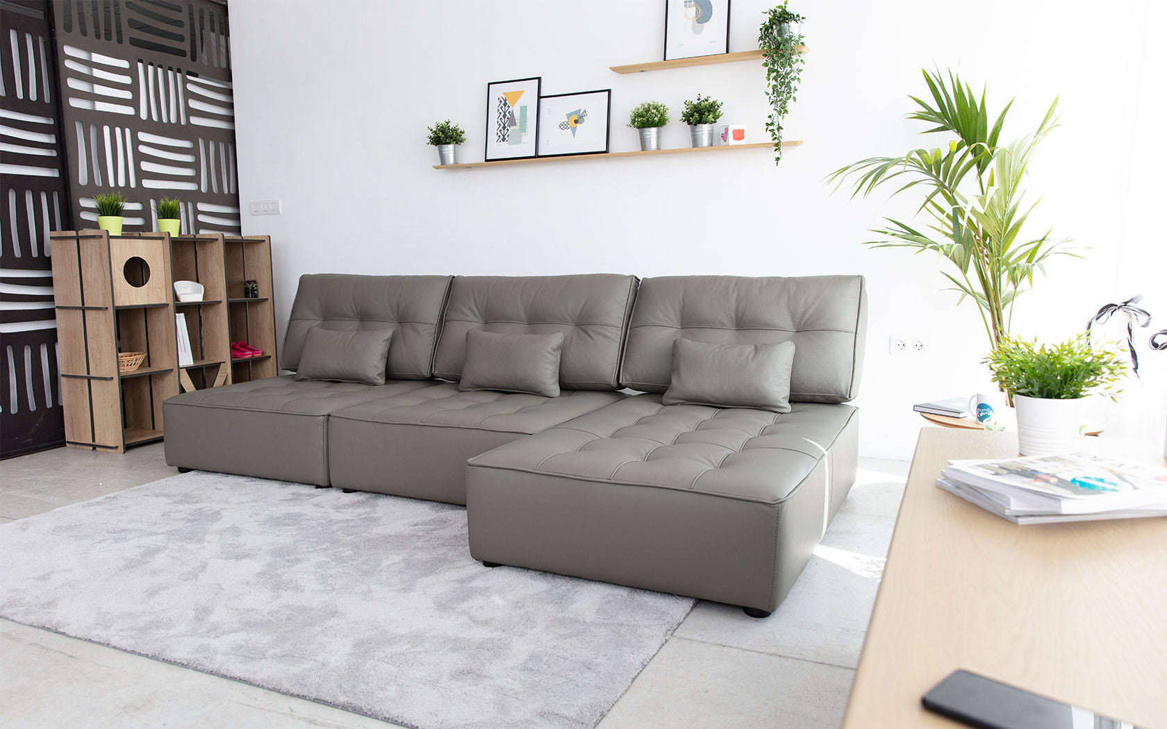 Arianne Leather Sofa Sectional