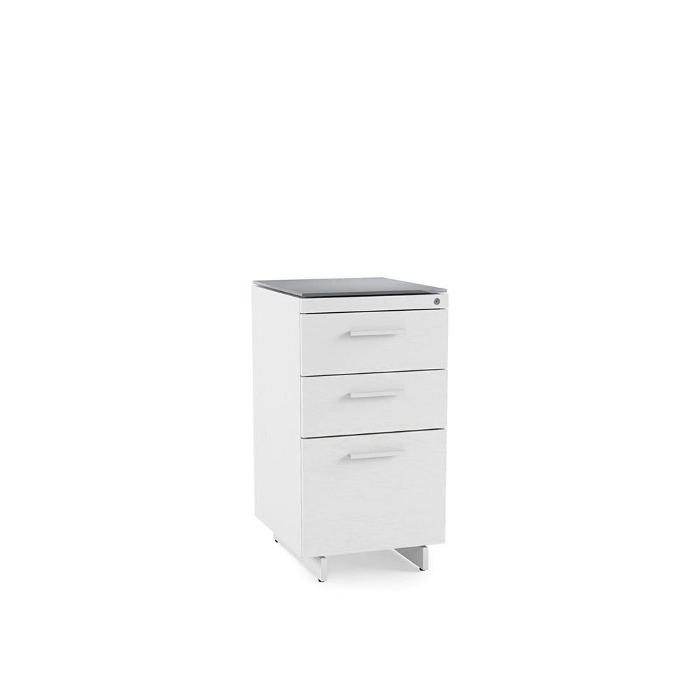 Centro 6414 White 3-Drawer File Cabinet