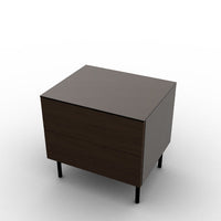 CS6096-4B UNIVERSAL Frame P176 lacq. MATT TAUPE Drawer P12 ven.fin. SMOKE Top P176 lacq. MATT TAUPE Base P15 met. MATT BLACK