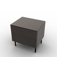 CS6096-4B UNIVERSAL Frame P176 lacq. MATT TAUPE Drawer P176 lacq. MATT TAUPE Top P176 lacq. MATT TAUPE Base P15 met. MATT BLACK