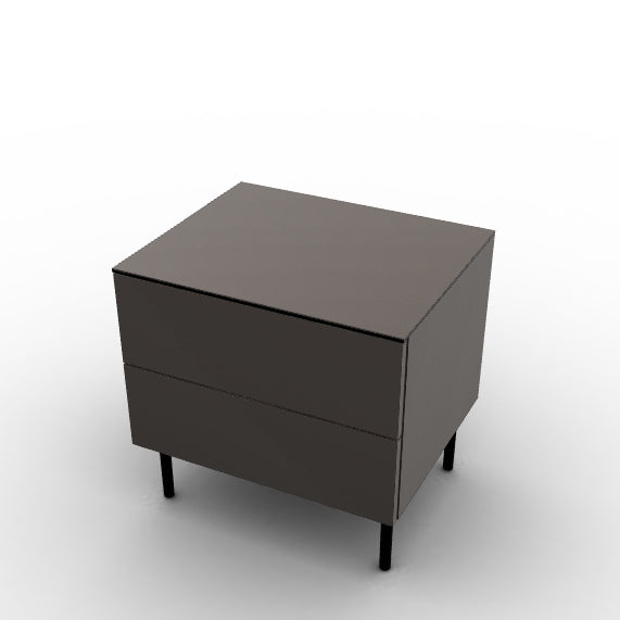 CS6096-4B UNIVERSAL Frame P176 lacq. MATT TAUPE Drawer P176 lacq. MATT TAUPE Top P176 lacq. MATT TAUPE Base P15 met. MATT BLACK