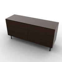 CS6096-5B UNIVERSAL Frame P176 lacq. MATT TAUPE Drawer P12 ven.fin. SMOKE Top P176 lacq. MATT TAUPE Base P15 met. MATT BLACK