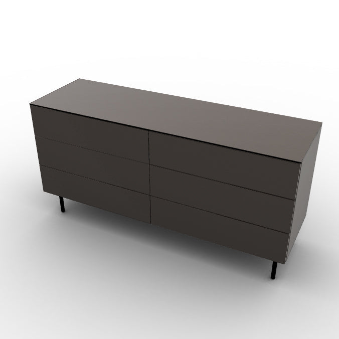 CS6096-5B UNIVERSAL Frame P176 lacq. MATT TAUPE Drawer P176 lacq. MATT TAUPE Top P176 lacq. MATT TAUPE Base P15 met. MATT BLACK