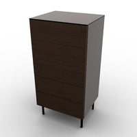 CS6096-6B UNIVERSAL Frame P176 lacq. MATT TAUPE Drawer P12 ven.fin. SMOKE Top P176 lacq. MATT TAUPE Base P15 met. MATT BLACK