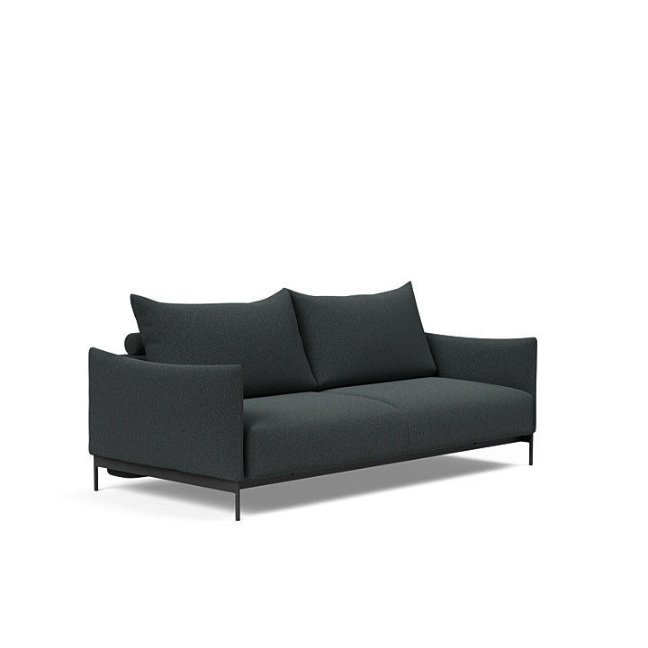 Malloy Sofa Black Metal Legs (Queen)