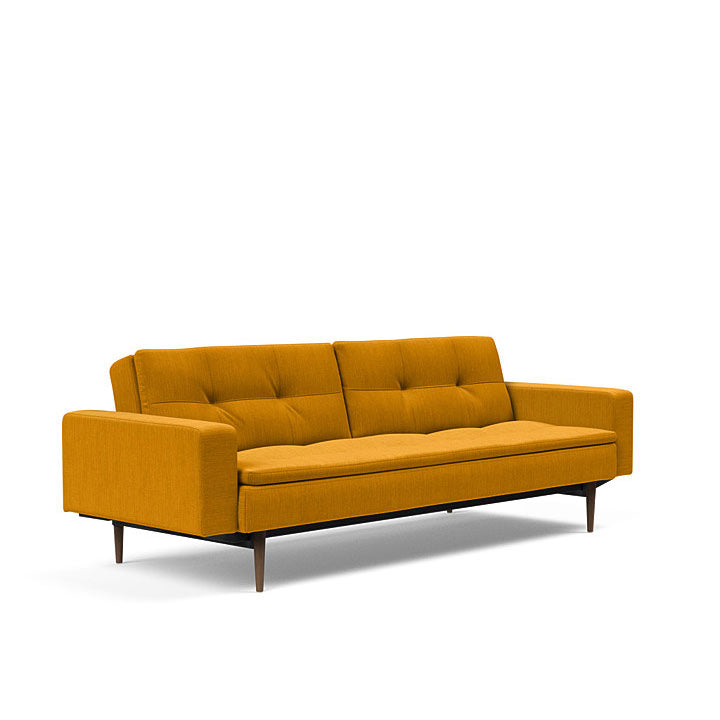 Dublexo Deluxe Sofa W/ Arms Dark Wood