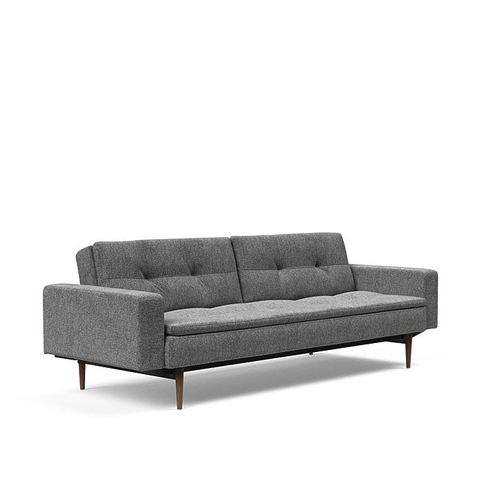 Dublexo Deluxe Sofa W/ Arms Dark Wood