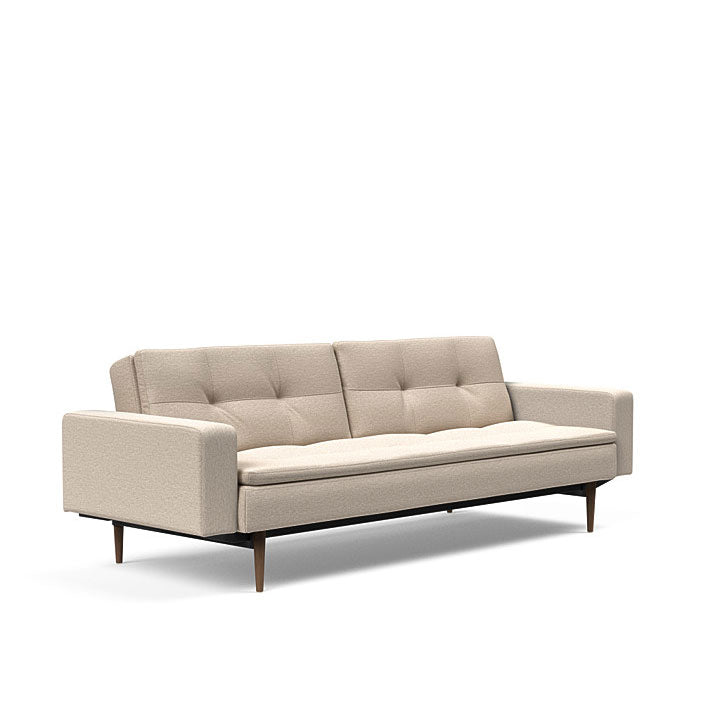 Dublexo Deluxe Sofa W/ Arms Dark Wood