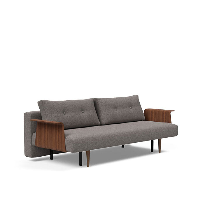 Recast Plus Sofa W/ Walnut Arms (Full)