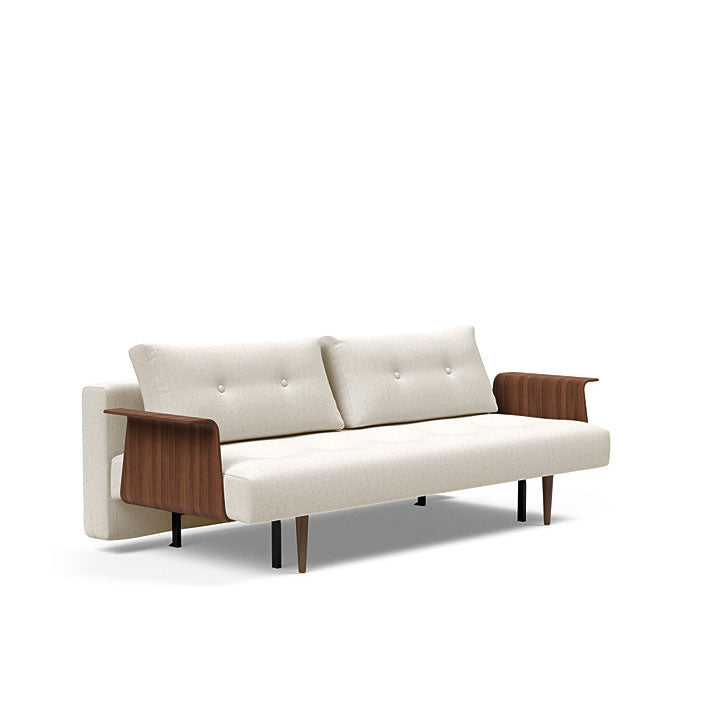 Recast Plus Sofa W/ Walnut Arms (Full)