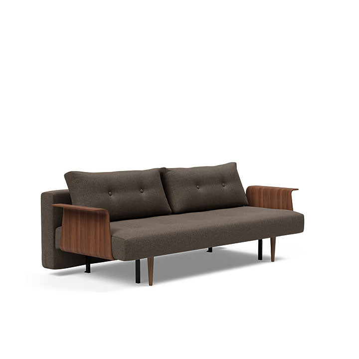 Recast Plus Sofa W/ Walnut Arms (Full)