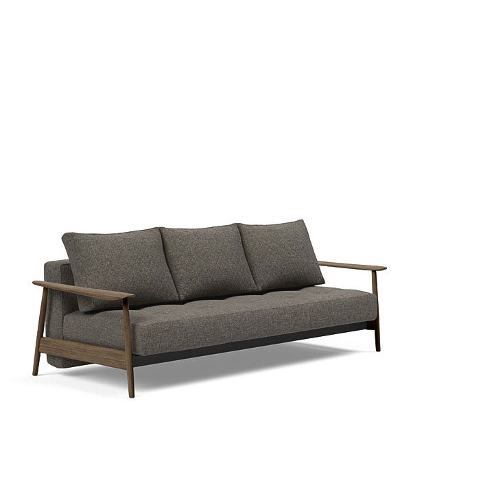 Caluma Quilt Sofa Smoked Oak Arms (Full)