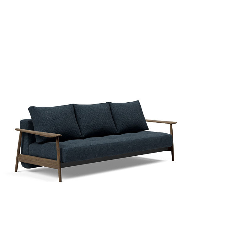 Caluma Quilt Sofa Smoked Oak Arms (Full)