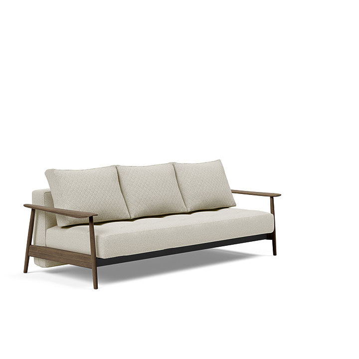 Caluma Quilt Sofa Smoked Oak Arms (Full)