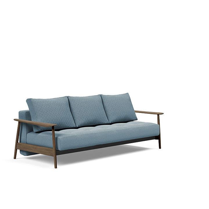 Caluma Quilt Sofa Smoked Oak Arms (Full)