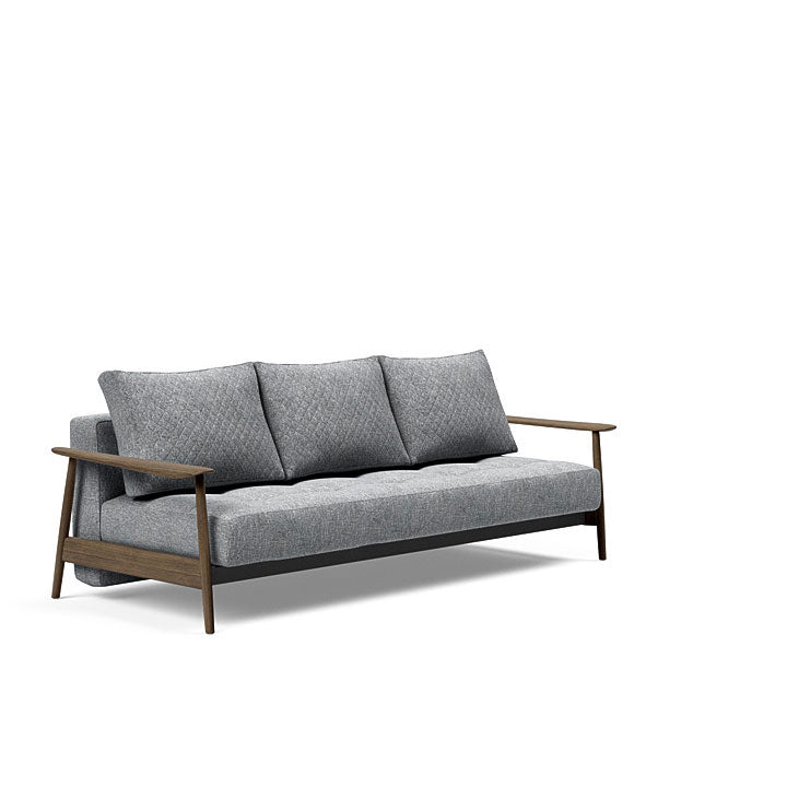 Caluma Quilt Sofa Smoked Oak Arms (Full)