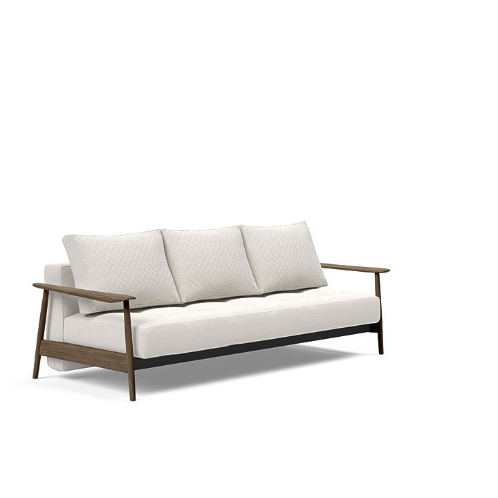 Caluma Quilt Sofa Smoked Oak Arms (Full)