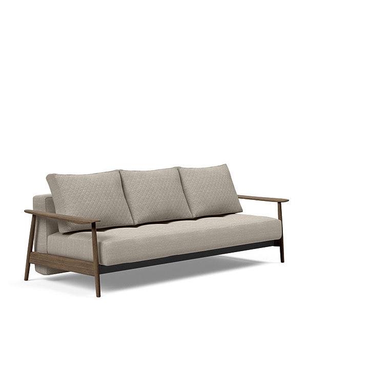 Caluma Quilt Sofa Smoked Oak Arms (Full)