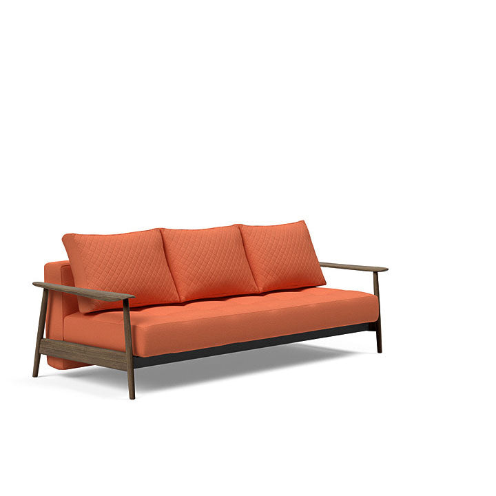 Caluma Quilt Sofa Smoked Oak Arms (Full)