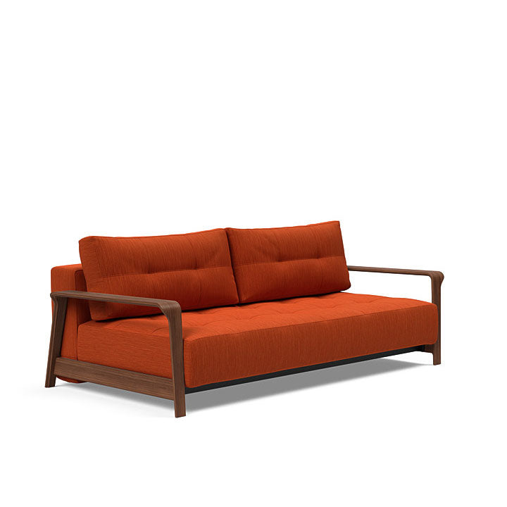 Ran D.E.L Sofa Walnut Arms (Queen)