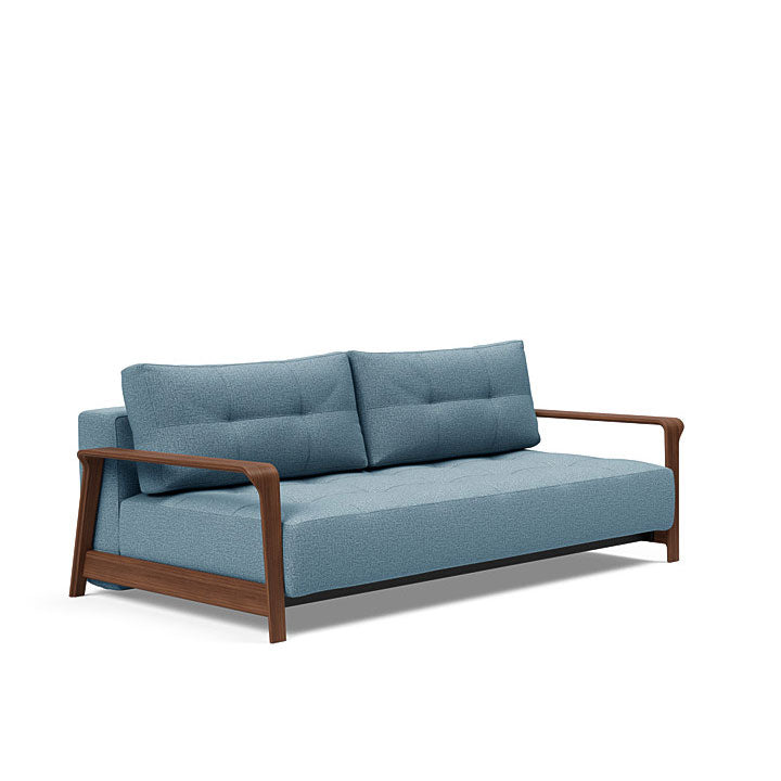 Ran D.E.L Sofa Walnut Arms (Queen)