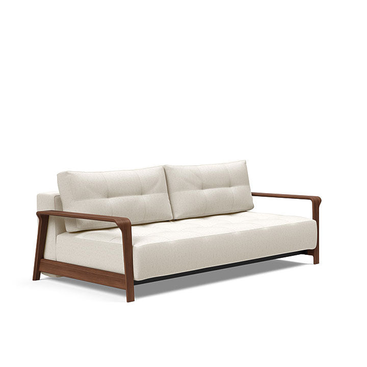 Ran D.E.L Sofa Walnut Arms (Queen)