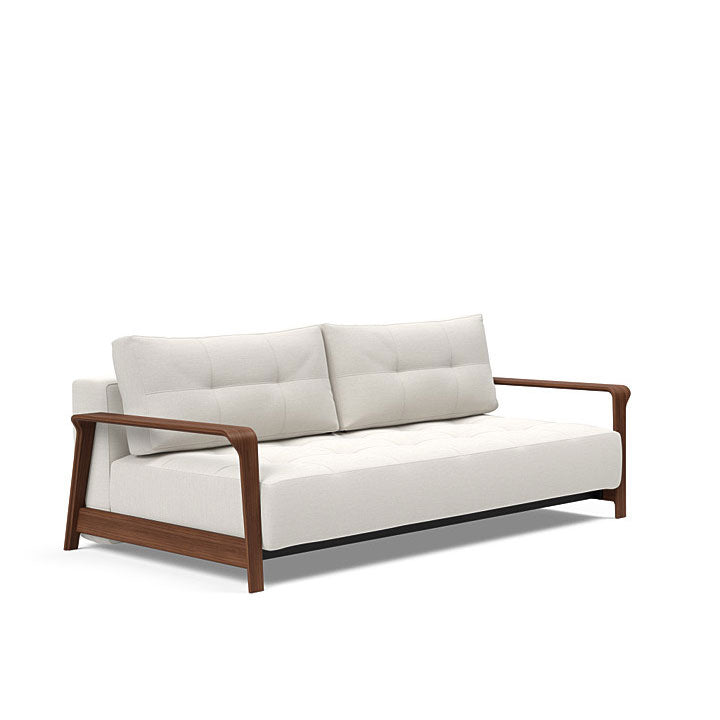 Ran D.E.L Sofa Walnut Arms (Queen)