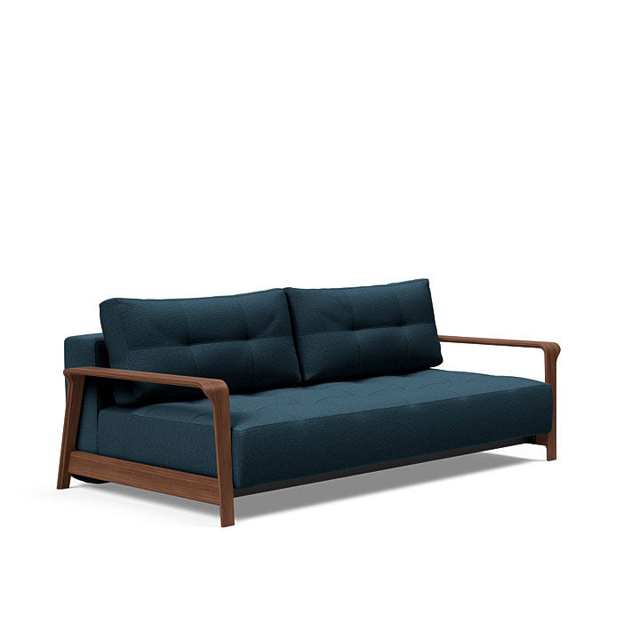 Ran D.E.L Sofa Walnut Arms (Queen)