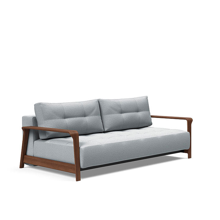 Ran D.E.L Sofa Walnut Arms (Queen)