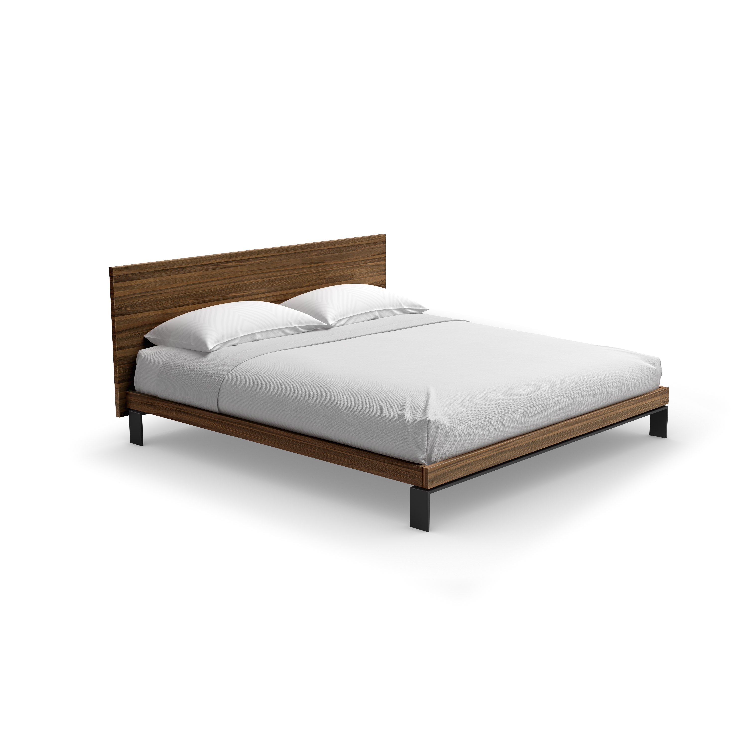 Bora Bed with Wood Headboard