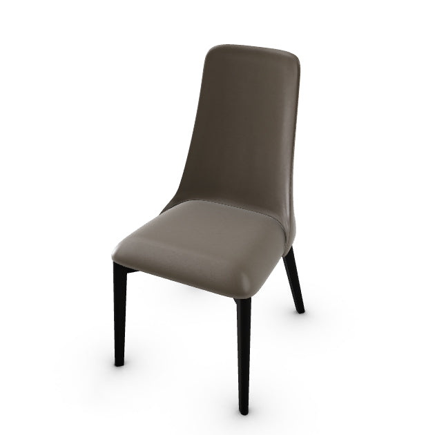 CS1423 ETOILE Frame P132 bch. GRAPHITE Seat D04 soft leather TAUPE