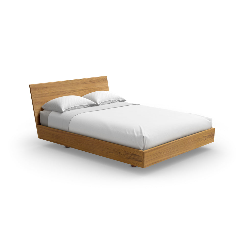 Urbana Bed with Wood Headboard