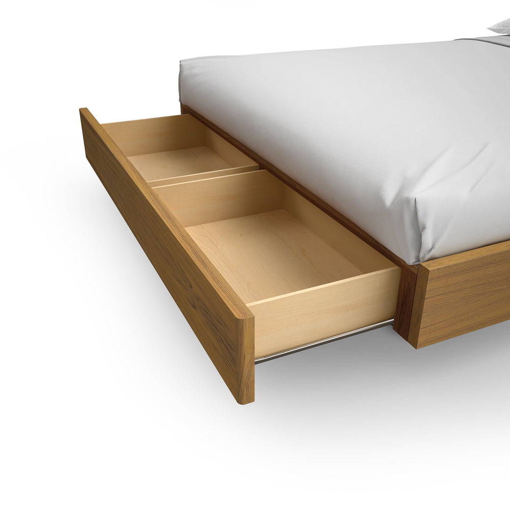 Urbana Bed with Wood Headboard & Drawer