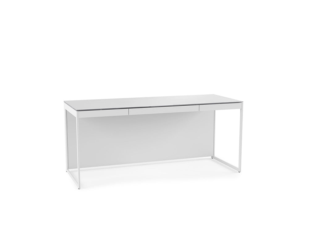 Centro 6401 Modern White Home Office Desk