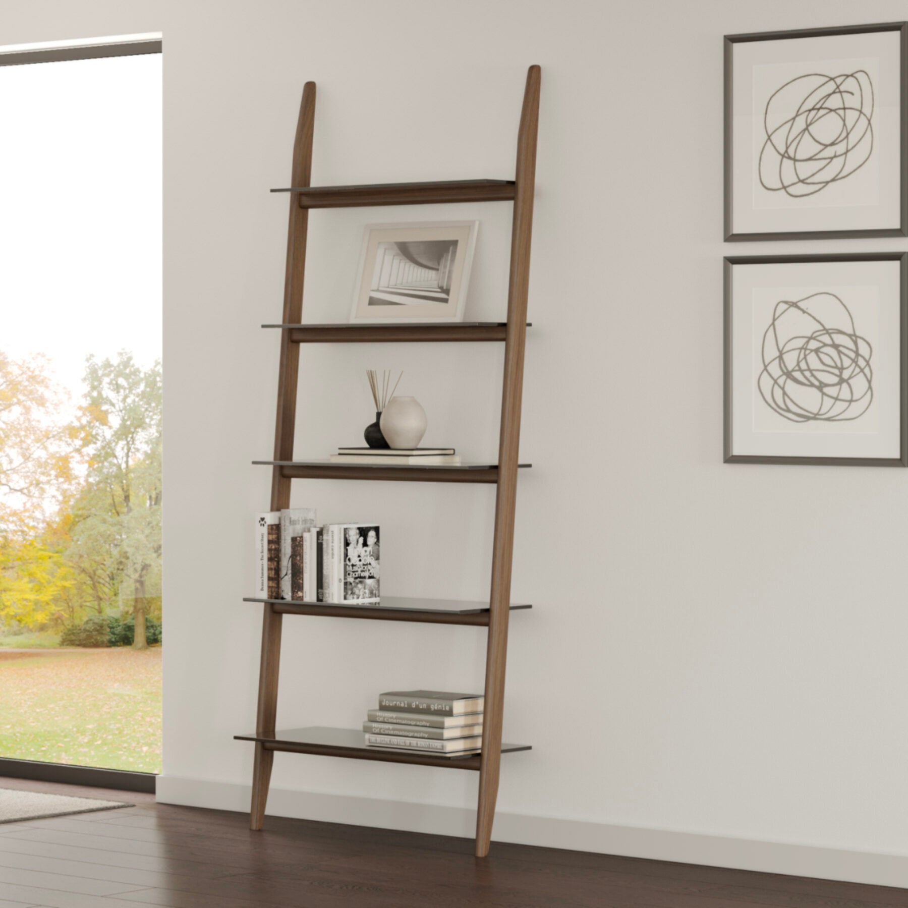 Stiletto 5702 Double Leaning Ladder Shelf