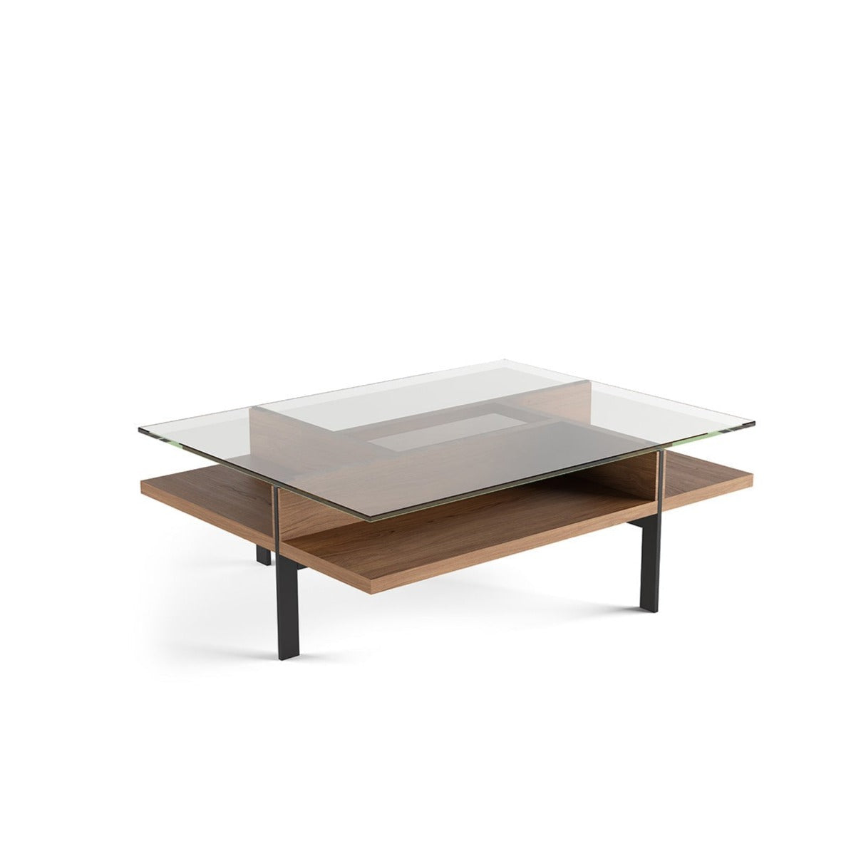 Terrace 1152 Modern Rectangular Glass Coffee Table
