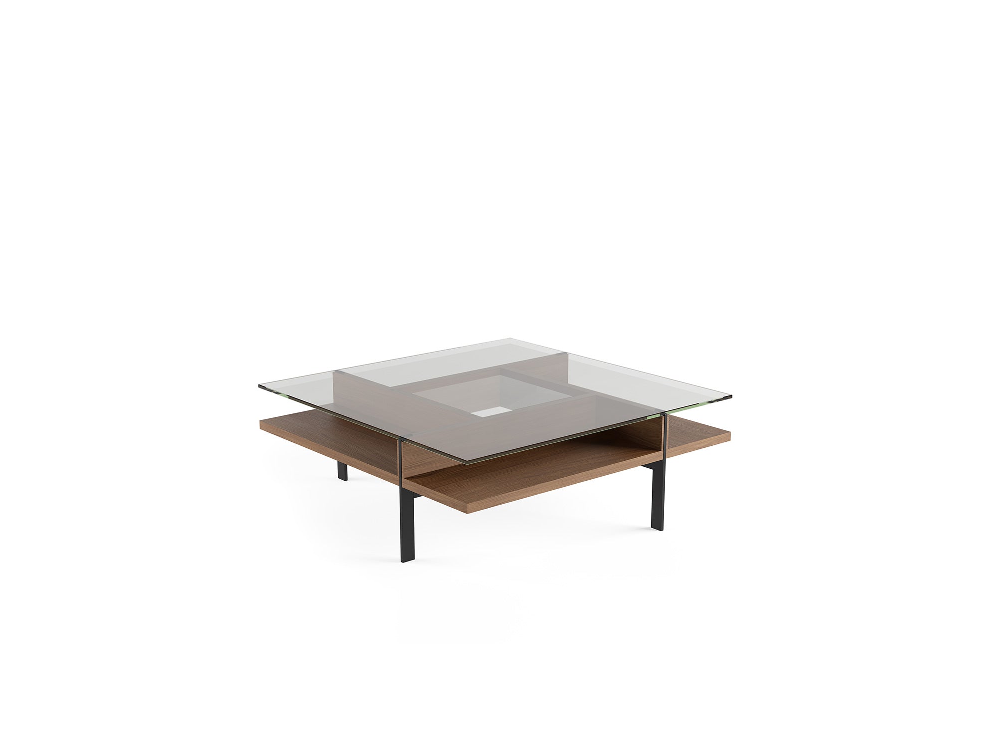 Terrace 1150 Modern Square Glass Coffee Table